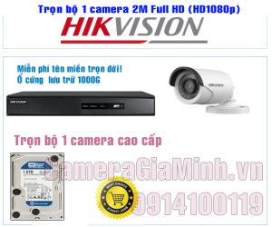 Trọn bộ 1 Camera Full HD 1080P 2MP - 3 Trọn bộ 1 Camera Full HD 1080P 2MP
