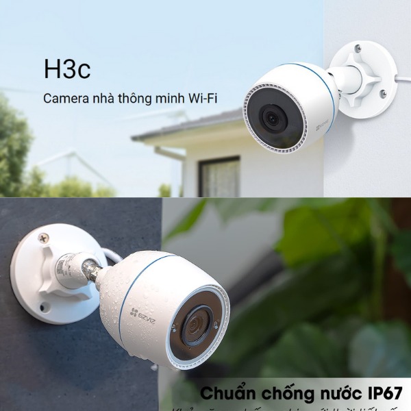 Camera Ngoài Trời Ezviz H3C 2MP - Camera GiaMinh