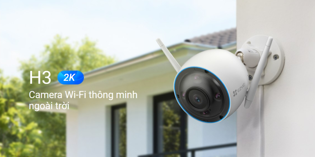 Camera Ngoài Trời Ezviz H3 2K - 2 Camera Ngoài Trời Ezviz H3 2K - Camera GiaMinh