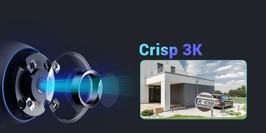 Camera Ngoài Trời Ezviz CS-H3 3K (5MP) - 3 Camera Ngoài Trời Ezviz CS-H3 3K (5MP) - Camera GiaMinh
