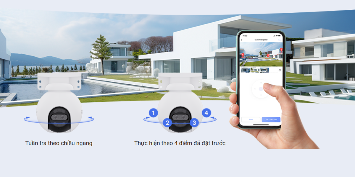 Camera Ngoài Trời Ống Kính Kép Ezviz H80X (8MP) - Camera GiaMinh