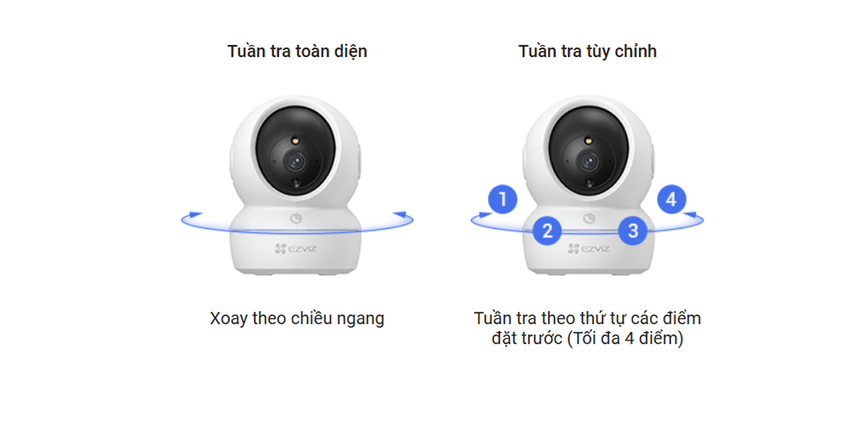 Camera Trong Nhà Ezviz H6C Pro 2K (3MP) - 4 Camera Trong Nhà Ezviz H6C Pro 2K (3MP) - Camera GiaMinh