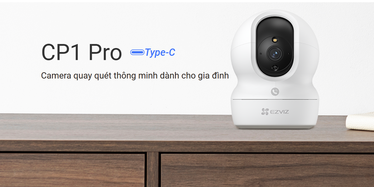 Camera Trong Nhà Ezviz CS-CP1 Pro (2MP) - Camera GiaMinh
