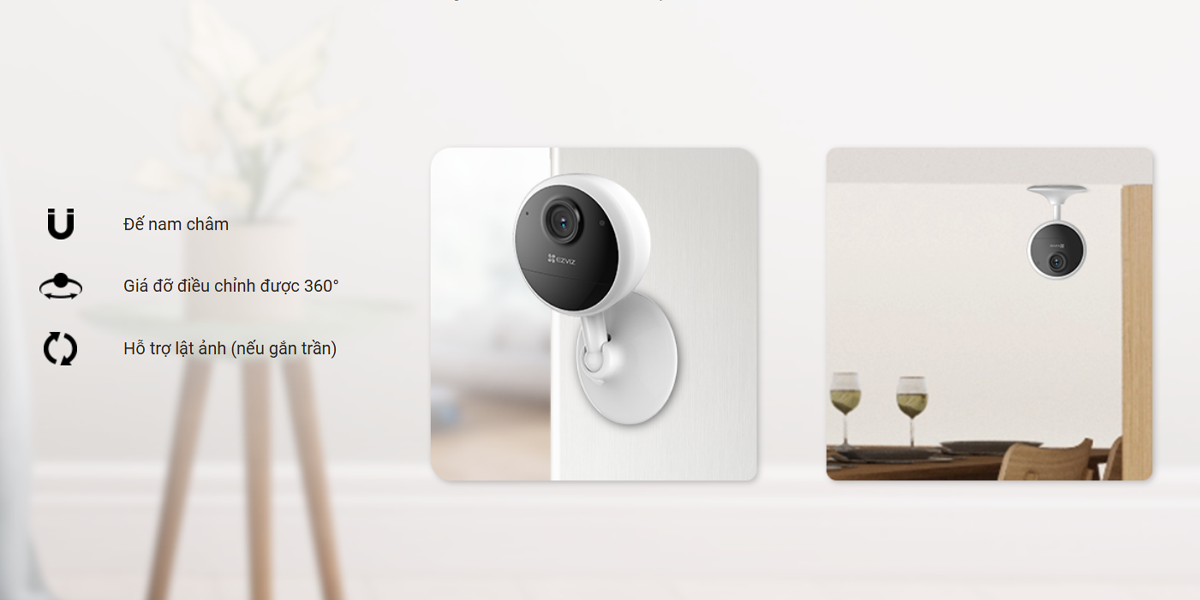 Camera wifi dùng Pin CB1 (CS-CB1-R100-1K2WF) - Camera GiaMinh