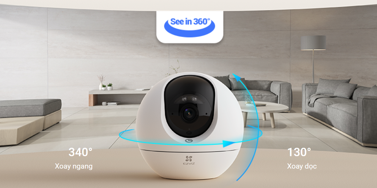 Camera Ezviz Trong Nhà CS-C6C ( 4K ) - 6 Camera Ezviz Trong Nhà CS-C6C ( 4K ) - Camera GiaMinh