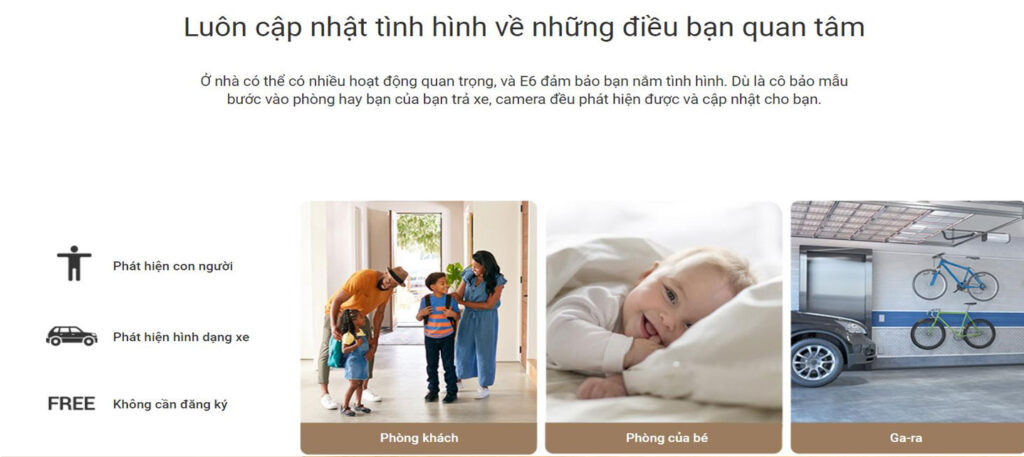 Camera Trong Nhà E6 3K 5MP - 9 Camera Trong Nhà E6 3K 5MP - Camera GiaMinh