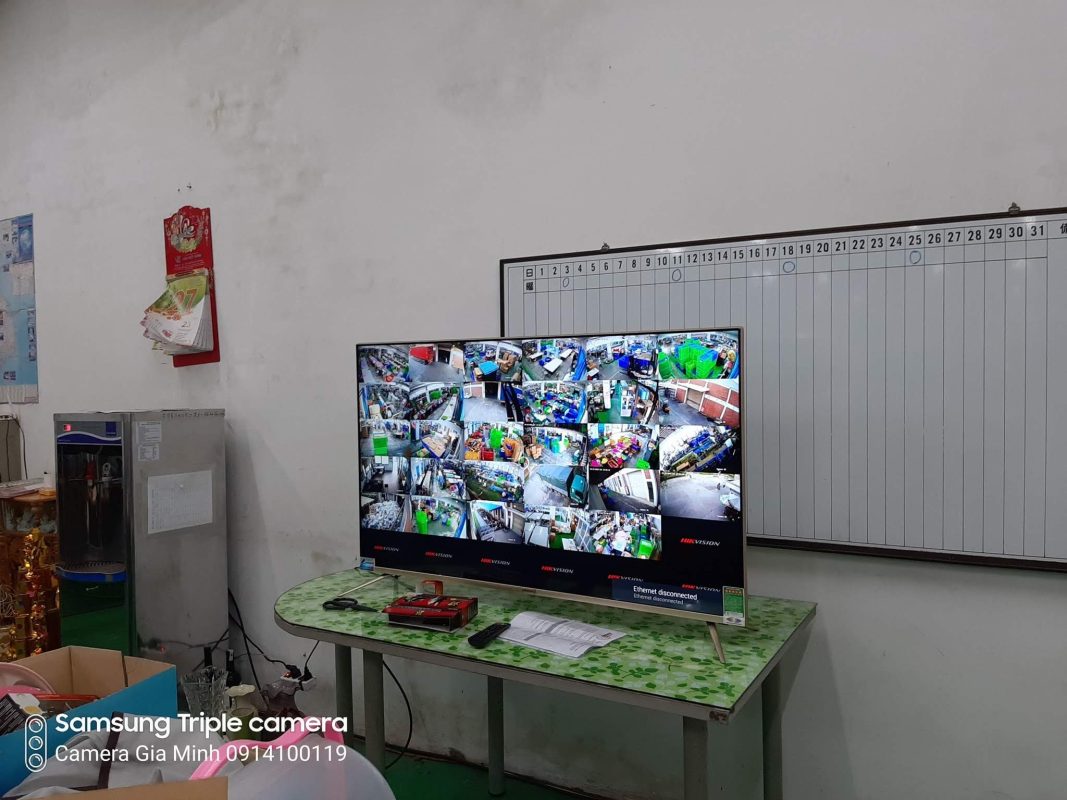 Lắp đặt camera cho nhà máy Trung Quốc tại Hải Phòng - Camera GiaMinh