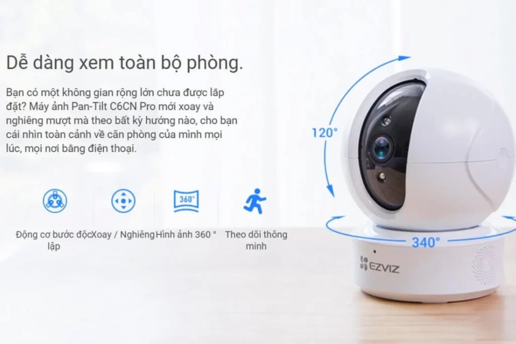 Camera Ezviz trong nhà C6CN (4MP) - Camera GiaMinh