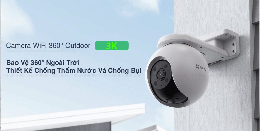 Camera Quay 360 Ngoài Trời Ezviz H8 Pro 3K - 3 Camera Quay 360 Ngoài Trời Ezviz H8 Pro 3K - Camera GiaMinh