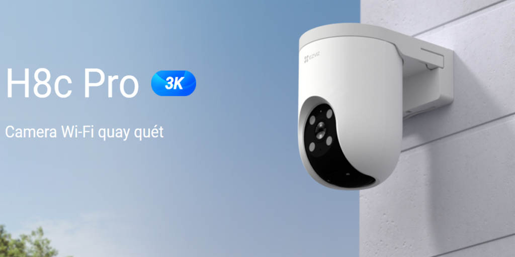 Camera Quay 360 Ngoài Trời Ezviz H8C Pro 3K (5MP) - Camera GiaMinh
