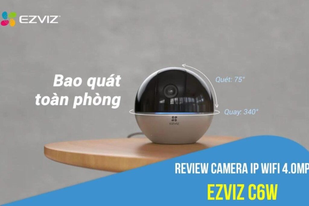 Camera Trong Nhà Ezviz C6W (4MP) - 2 Camera Trong Nhà Ezviz C6W (4MP) - Camera GiaMinh