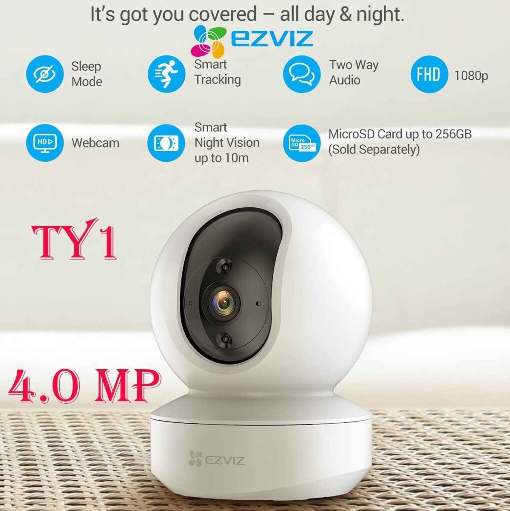 Camera trong nhà EZVIZ TY1 (4.0MP) - Camera GiaMinh