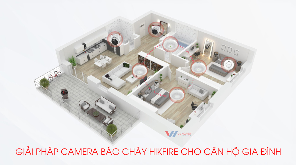 Camera tích hợp đầu báo nhiệt 2MP Hikfire HF-VH 221 - 2 GIẢI PHÁP CAMERA BÁO CHÁY HIKFIRE CHO GIA ĐÌNH