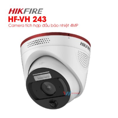 Camera tích hợp đầu báo nhiệt 4MP Hikfire HF-VH 243 - Camera GiaMinh